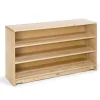 Closed Back Shelf 4' x 28", Two Shelves