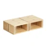 Four Hollow Block Half Squares