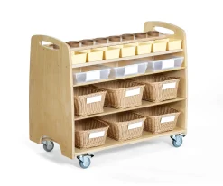 Help Yourself Trolley w/ totes or baskets