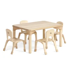 Rectangular Woodcrest Table with Chairs