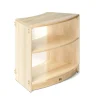 Translucent Back Sweep Shelf 24"